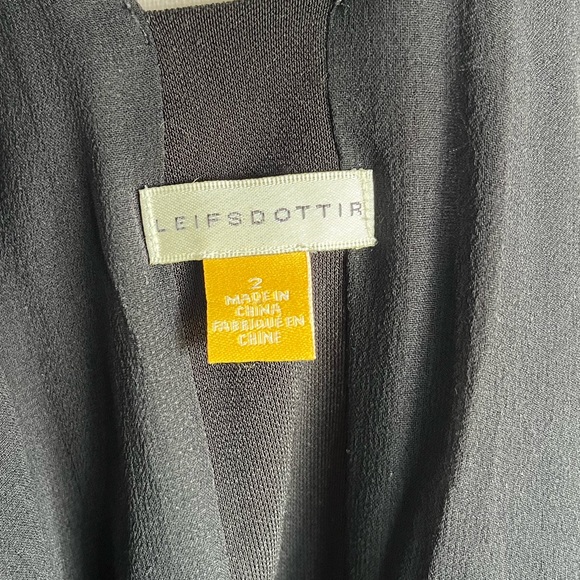 Leifsdottir black dress ANTHROPOLOGIE - Picture 6 of 7